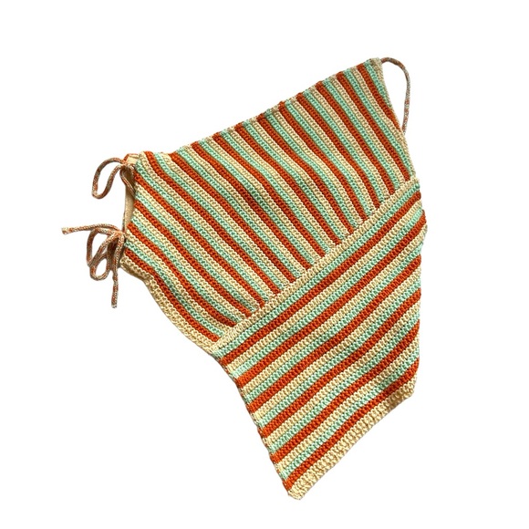 Urban Outfitters NWOT Kaia Asymmetrical Knit Striped One Shoulder Top - Picture 5 of 9